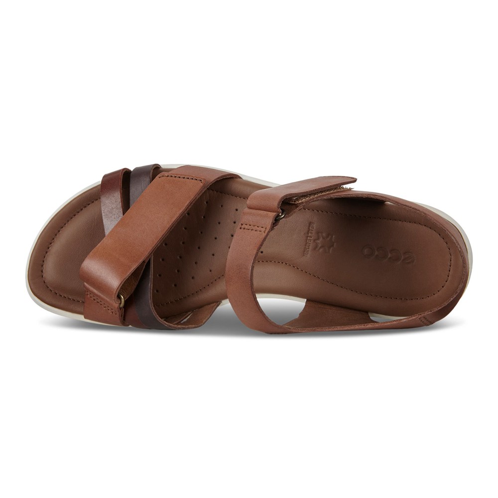 Sandalias Mujer - ECCO Felicia Adjustable Strap - Marrom - APB490372